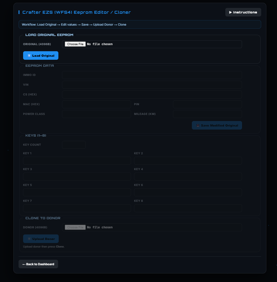 VAG Crafter EZS module