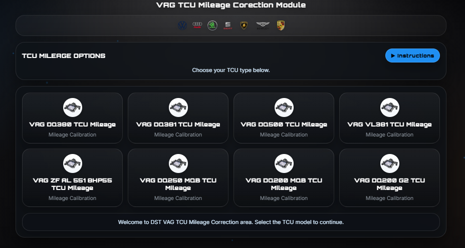 VAG Mileage Correction module